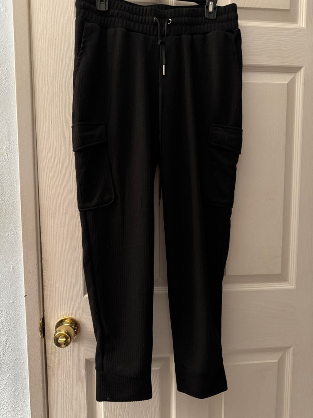 Hype Black Cargo Jogger Pants for Women